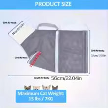 Multifunkcionális macska mosózsák