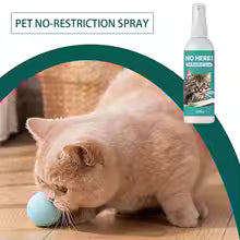 Macskariasztó spray Macskariasztó védelem Természetes hatékonyságú 12 ml-es nyugtató tréningeszköz kanapékhoz, szőnyegekhez, bútorokhoz
