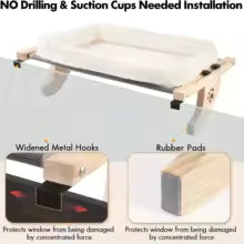 Macskaablak-ülőkés polár ágy