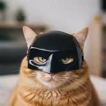 Halloween denevér maszk macskára