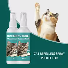 Macskariasztó spray Macskariasztó védelem Természetes hatékonyságú 12 ml-es nyugtató tréningeszköz kanapékhoz, szőnyegekhez, bútorokhoz