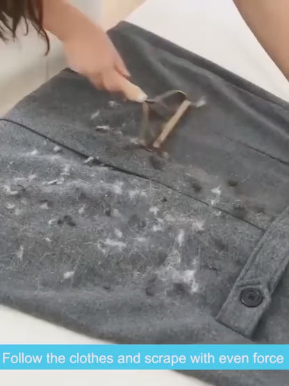 Hordozható szöszeltávolító állatszőr-eltávolító kefe